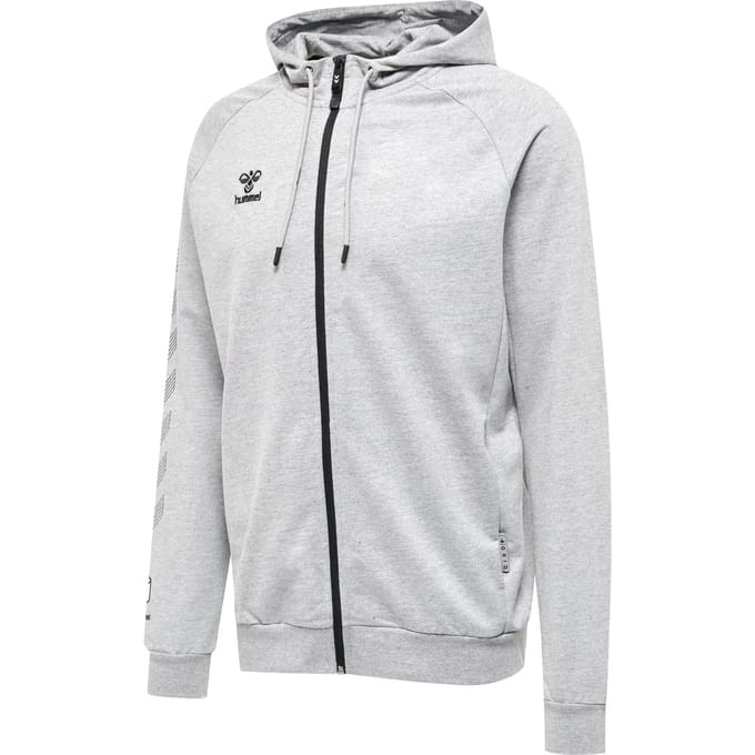 Katoenen hoodie met rits Hummel Move Grid