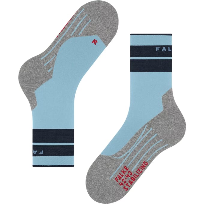 FALKE TK Stabilizing anti-blaar dik wol functioneel materiaal wandelsokken dames blauw - maat 35-36
