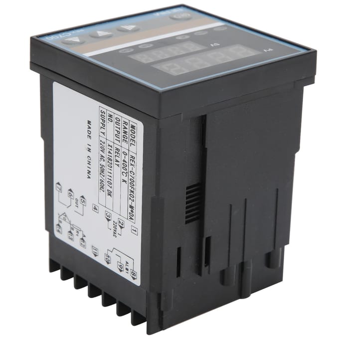 BERM PID Thermostaat Digitaal Display Temperatuurregelaar Schakelaar 220V REXC700FK02M x DA black