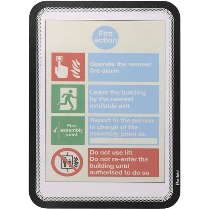 Tarifold tas met magnetische strips, ft A4, zwart, pak van 2 stuks