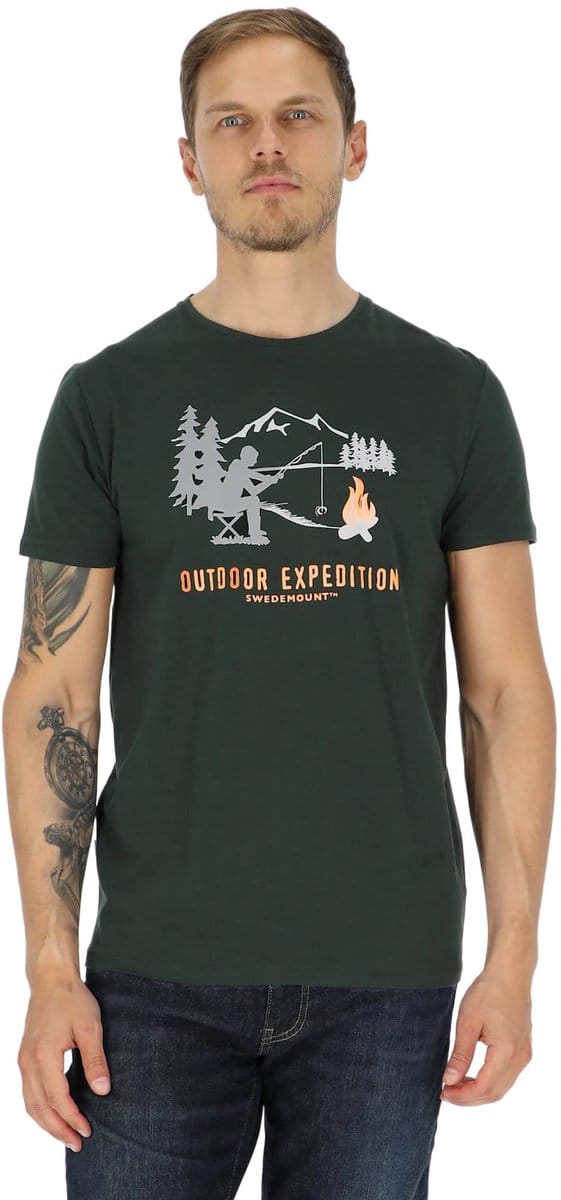 Swedemount Forest Tee TEE SS – Casualwear heren – Maat M