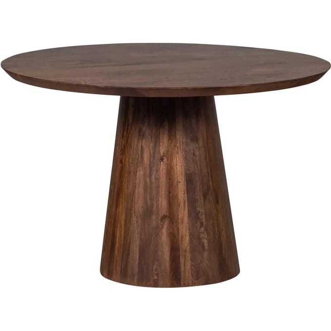 WOOOD Limit Eetkamertafel - Mangohout - Walnoot - 76x130x130