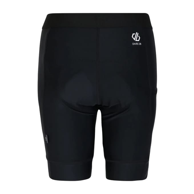 Dare2B - AEP Prompt Korte Dames Fietsbroek - Coolmax - Q-Wic - Zwart - Maat 40