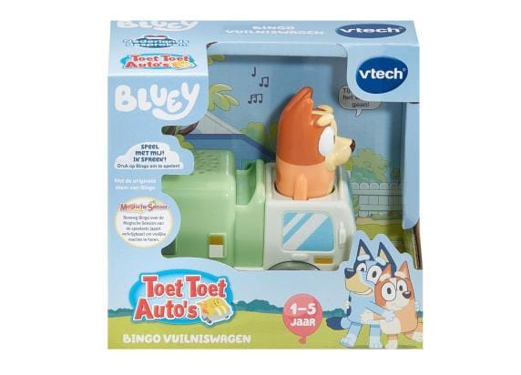Vtech TTA Bluey Bingo Vuilniswagen Voertuigen