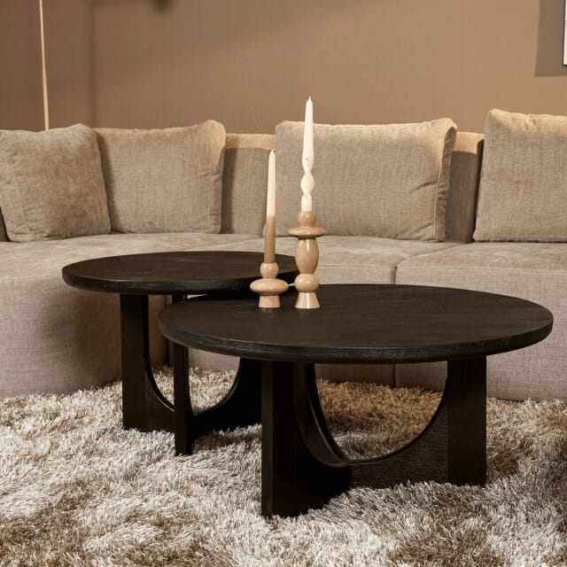 Starfurn - Salontafel - Zwart - 60x60x45 cm