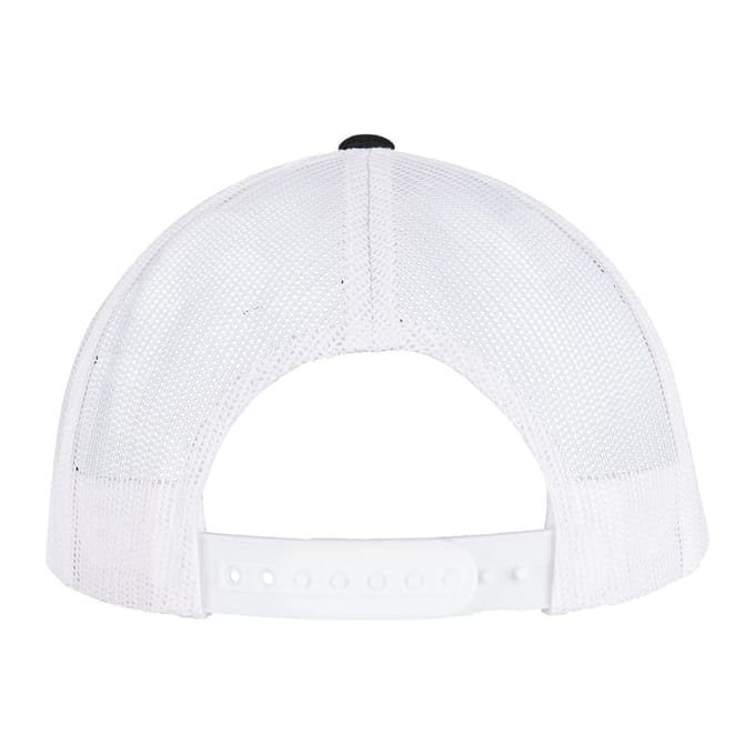 Flexfit Unisex Retro Trucker Cap voor volwassenen (Zwart/Wit)