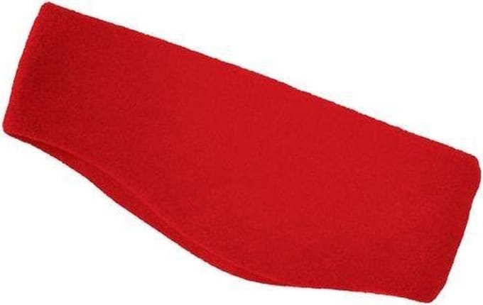 Myrtle Beach Hoofdband Fleece Rood
