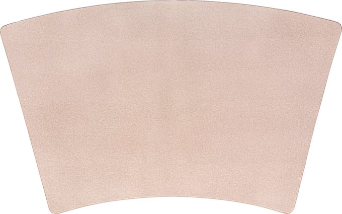Krumble Placemat - Onderlegger - Diner tafel placemat - Bord onderlegger - PU Leer - Goud - 50 x 29 cm