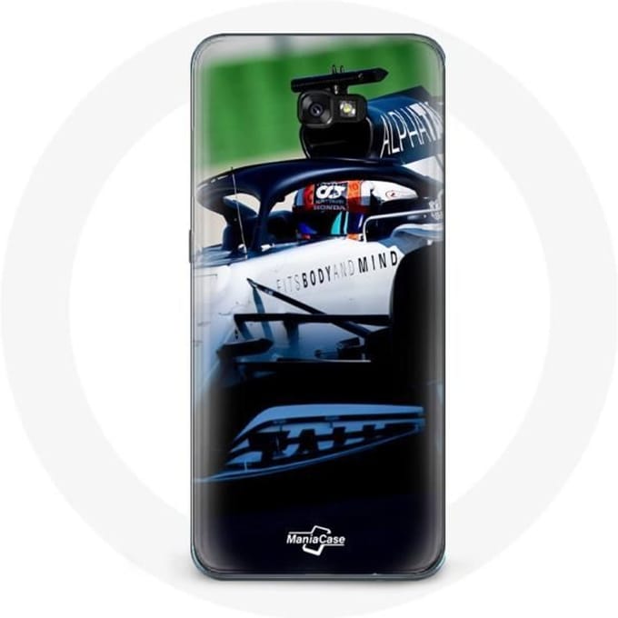 Hoesje voor Samsung Galaxy A5 Formule 1 Pierre Gasly F1 Driver Wit