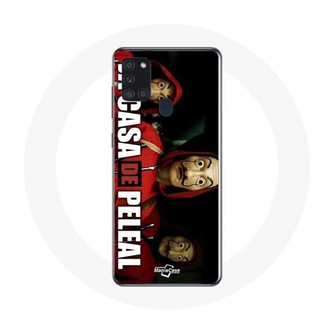Samsung Galaxy A21S hoesje La casa de papel Het masker van Dali