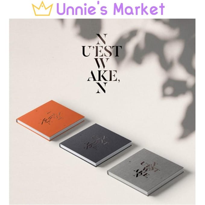 NU'EST [WAKE N] 3e Mini-album Random ver, No poster gray