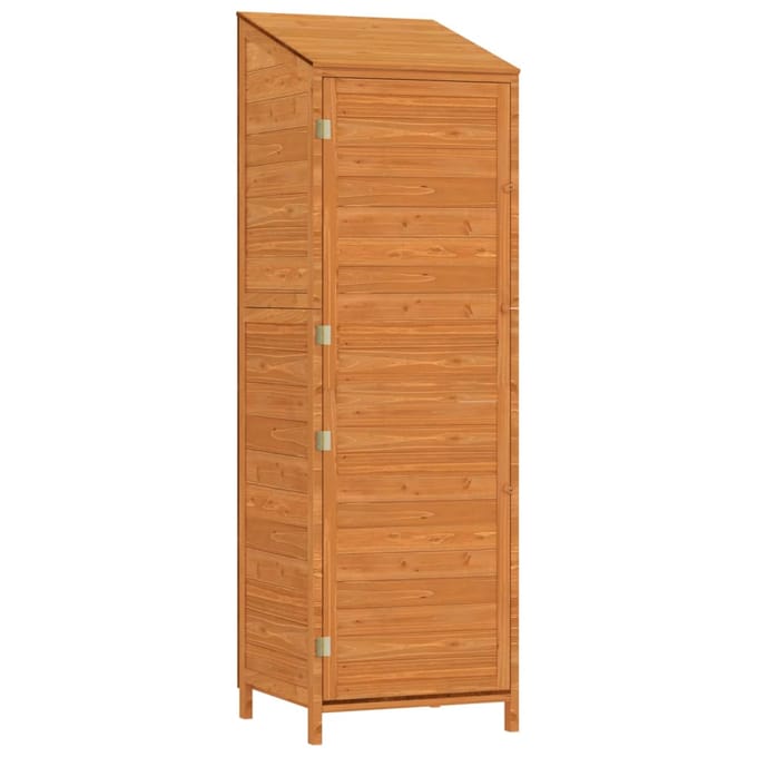 vidaXL - Tuinschuur - 55x52x174,5 - cm - massief - vurenhout - bruin