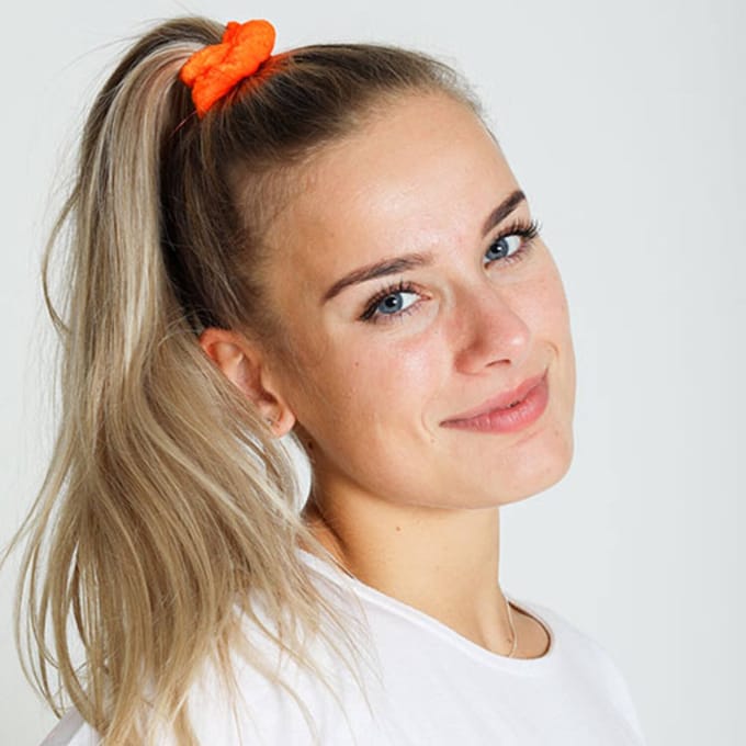 Folat - Scrunchies Oranje - 3 stuks