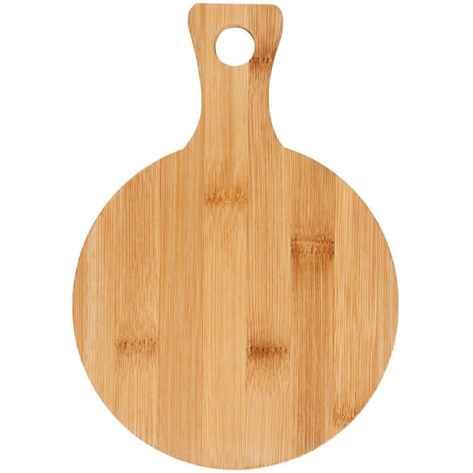Snijplank Creativ Company rond Ø 17cm, lengte 24cm bamboe