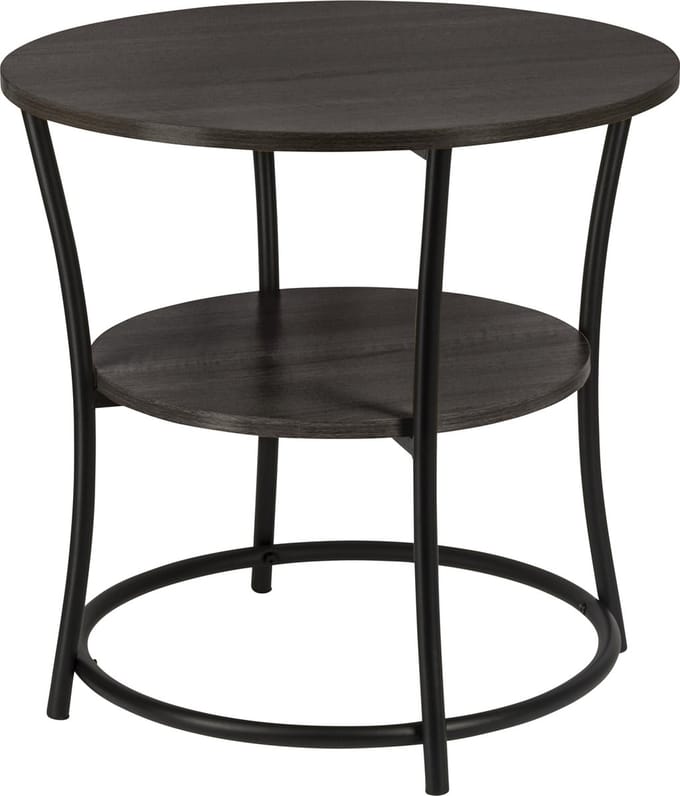 ERRO Bijzettafel Rond - Ø55 x H55cm - zwart