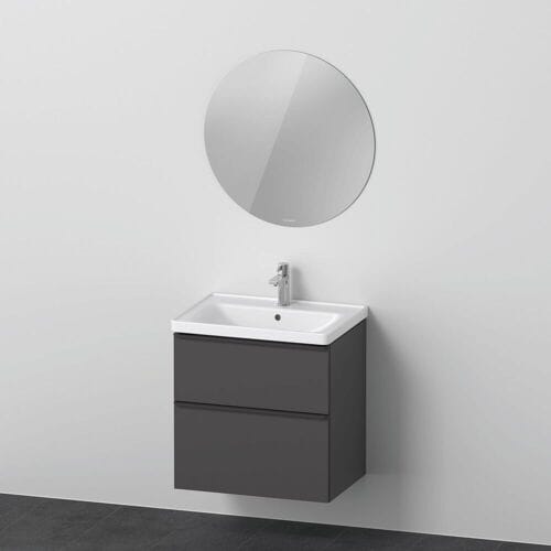 Duravit D-Neo furniture set with round mirror 65 cm DE010904949