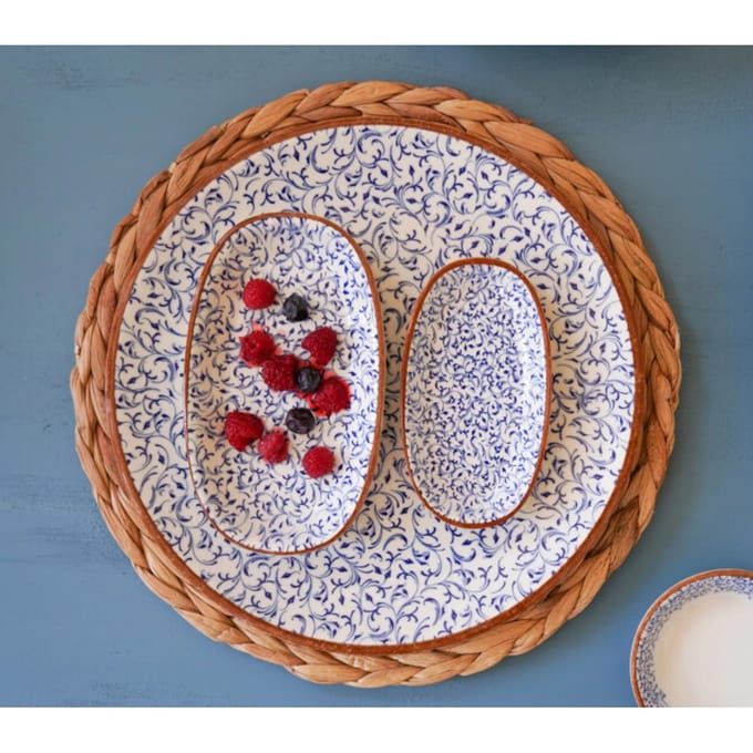 By Bone Dinerbord - Edera - Porselein - 27 cm - set van 6