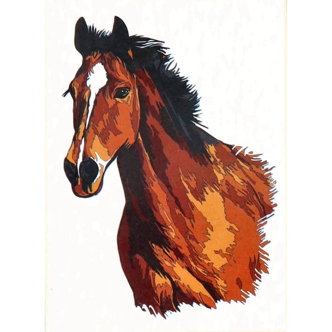 Schilderen op Nummer Paard