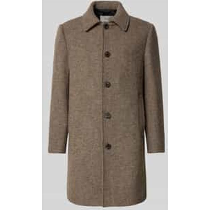 Regular fit lange jas van wolmix, model 'ARCHIVE'