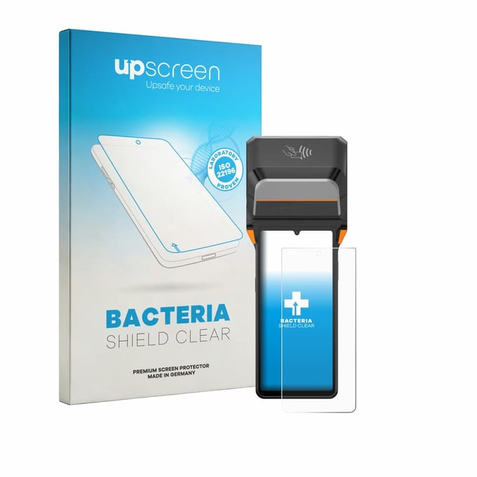 upscreen - Screenprotector voor Sunmi V3 Plus - Folie Beschermfolie transparant antibacterieel