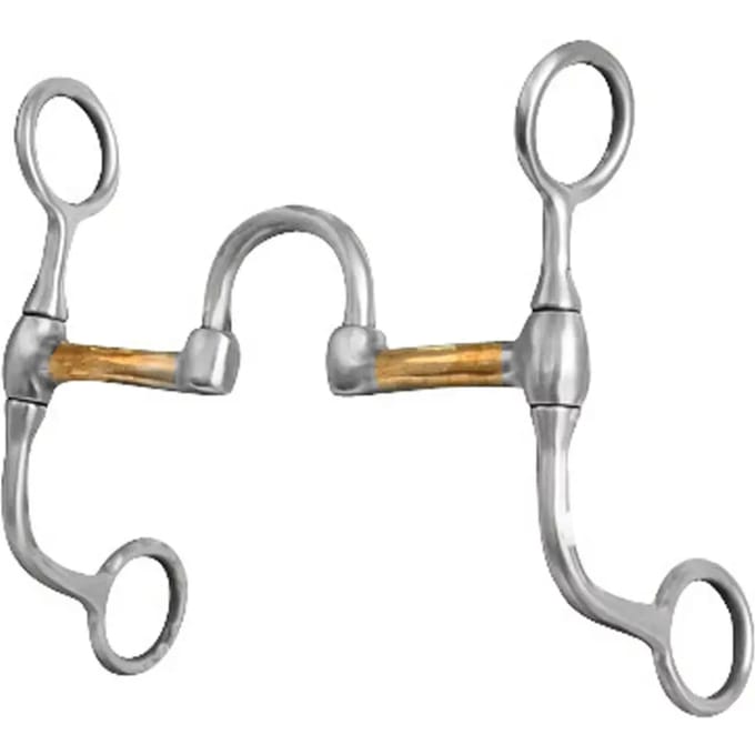 Mors western snaffle voor paard met korte takken Pool's SS