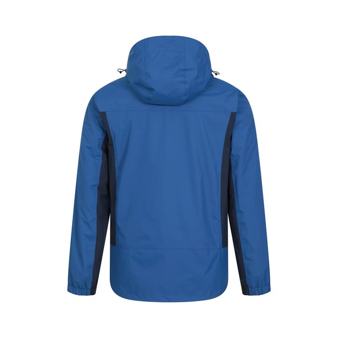 Mountain Warehouse Heren Thunderstorm 3 in 1 Waterdichte Jas (Blauw)
