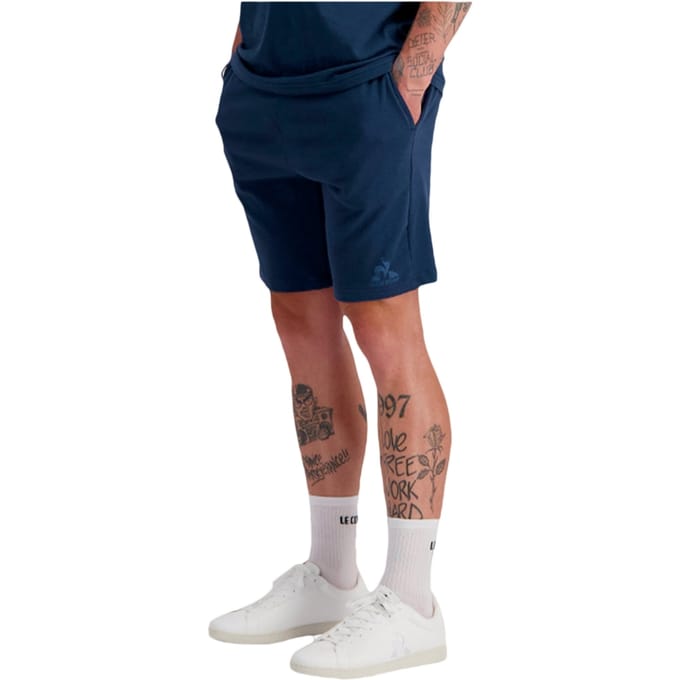Le Coq Sportif herenshort, zwart-wit