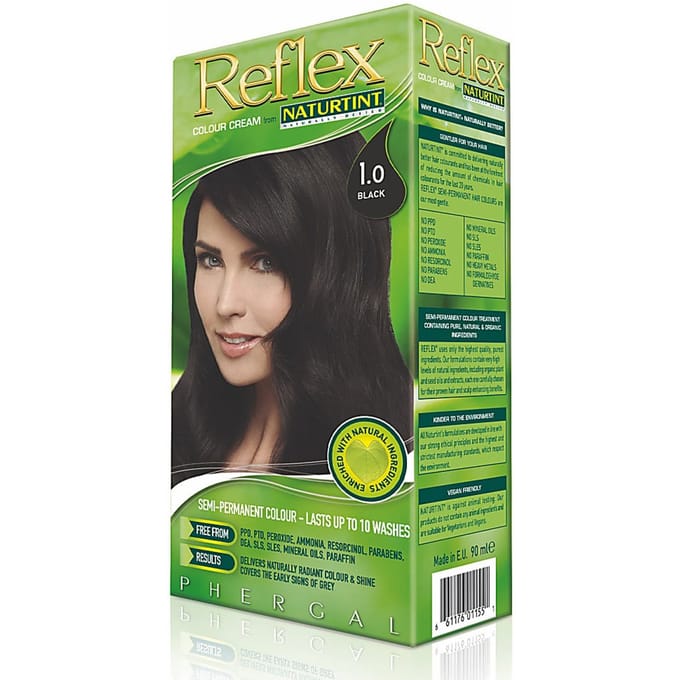 Naturtint Reflex Semi-Permanente Kleurcreme 1.0 Zwart