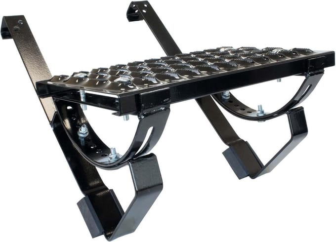 Looprooster Set - Daklooppad Dakgang - Veilig Dak Lopen - Voor Platte Dakpannen - 120cm - Zwart