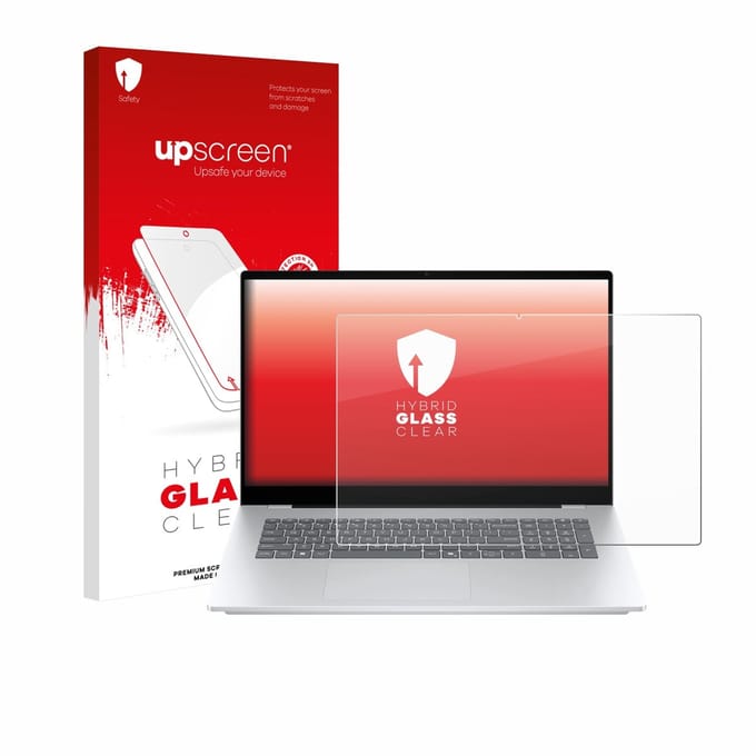 upscreen - Screenprotector voor HP OmniBook 7 17-dc - Folie Beschermfolie Beschermglas transparant