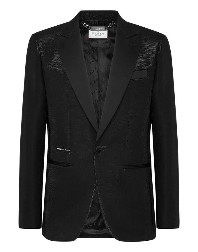 Blazer Met Één Knoop Slim Fit