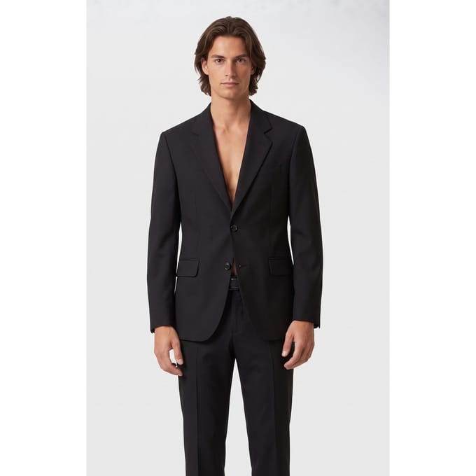 ARKET Dennis Hopsack Suit Blazer Black Taglia: 52 | Blazers Outlet | Uomo | Nero