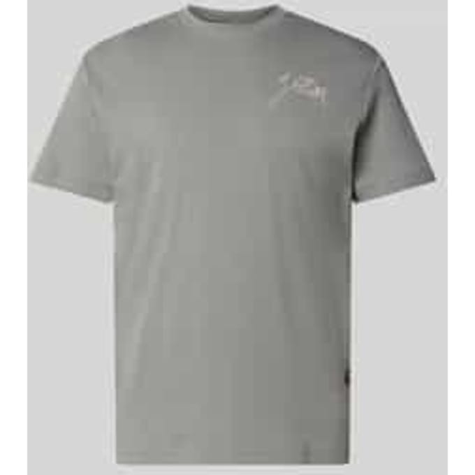T-shirt met labelprint
