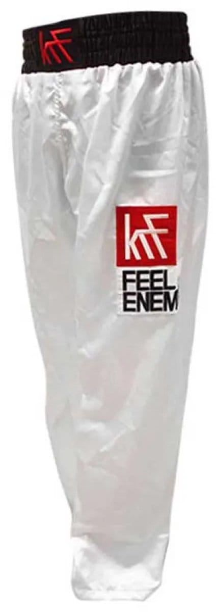 Krf Feel The Enemy Kickboksbroek Wit L Man