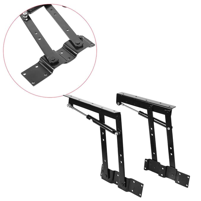 2x Praktisch Opklapbaar Salontafel Mechanisme Hardware Bovenkant Hefframe Meubilair