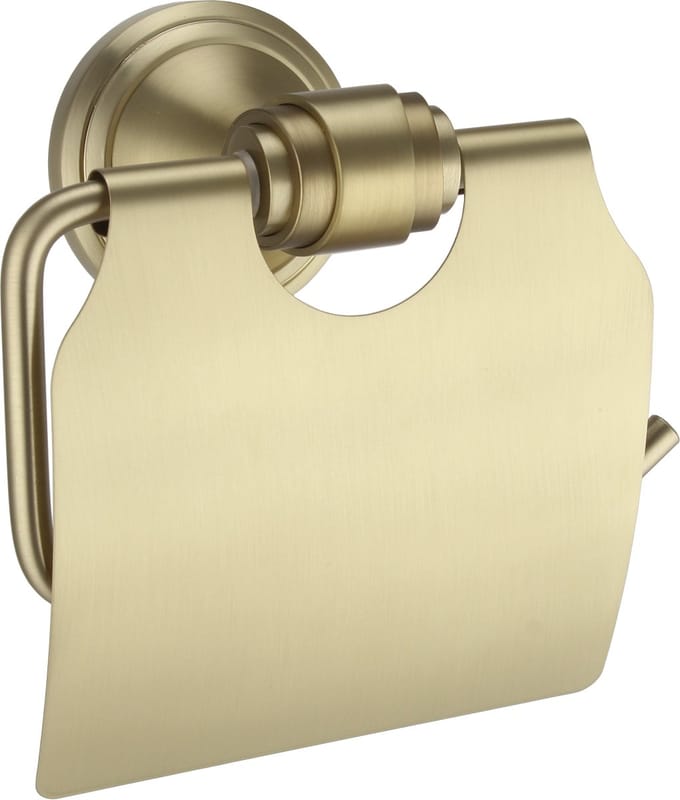 Rea 16101 Aristo - Toiletrolhouder - Geborsteld Goud - 8X11,5X12Cm