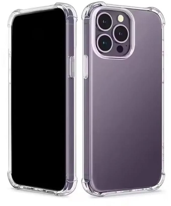 Go Go Gadget - Transparant - Siliconen - Shock Proof - Case - Hoesje - Geschikt voor iPhone 15 Pro Max