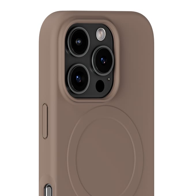 Holdit Soft MagSafe Case voor de Apple iPhone 16 Pro Max - Mocha Brown