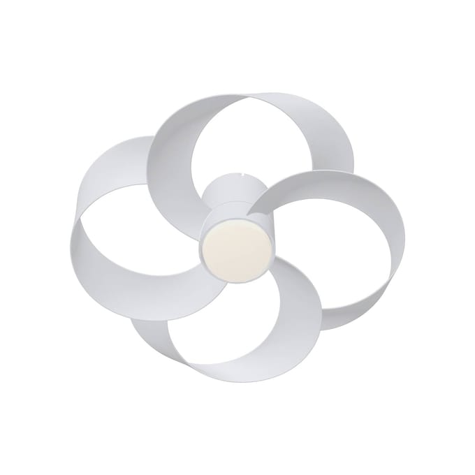 Mantra Iluminación LED plafondventilator Rose wit DC-motor stil Ø 65 cm CCT