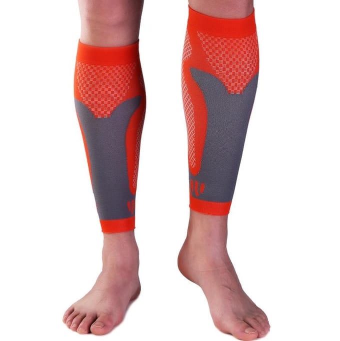 Compressiekousen compressiekousen beenmouwen hardloop compressiekousen kuitmouwen elastisch L rozerode kleur