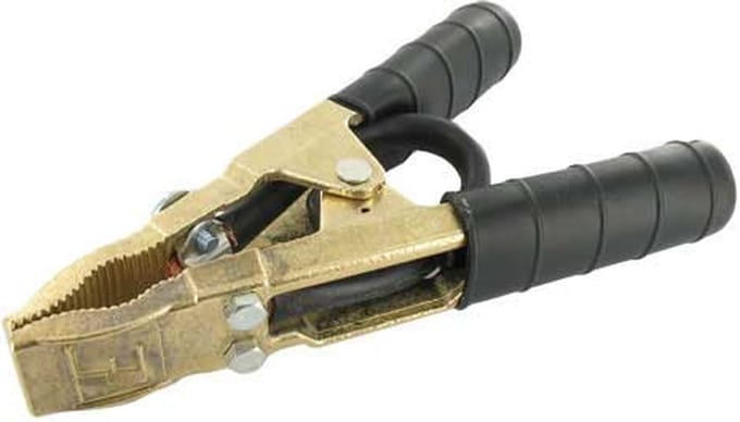 Acculaadtang 400 amp?re zwart onge?soleerd