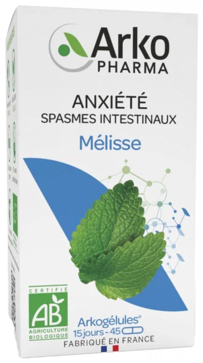 Arkopharma Arkogélules Bio Citroenmelisse 45 Capsules