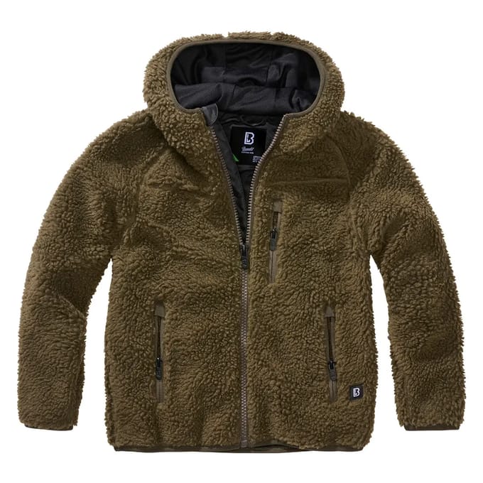 Kinder fleece met capuchon Brandit Teddy