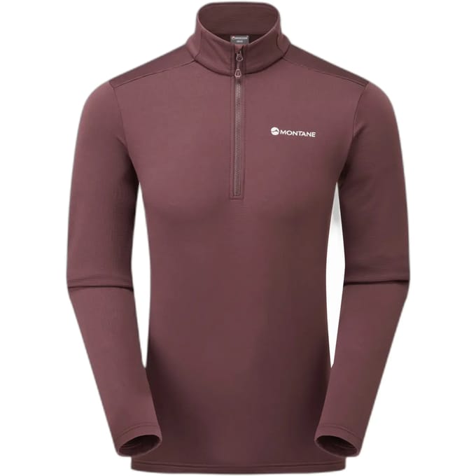 Montane Protium Pull-on Fleece Met Halve Rits Paars L Man