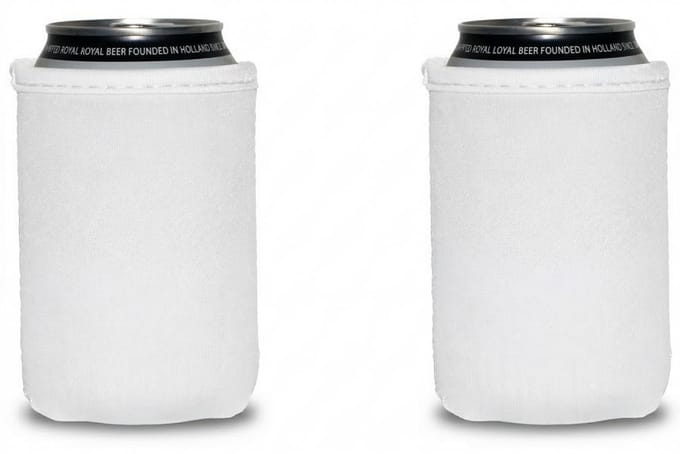 EIZOOK 2 stuks Witte koelhoud hoesjes voor blikjes - koelen