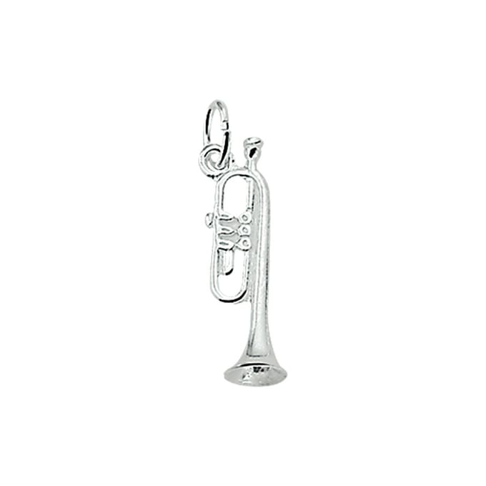 Zilveren Hanger trompet 1003407