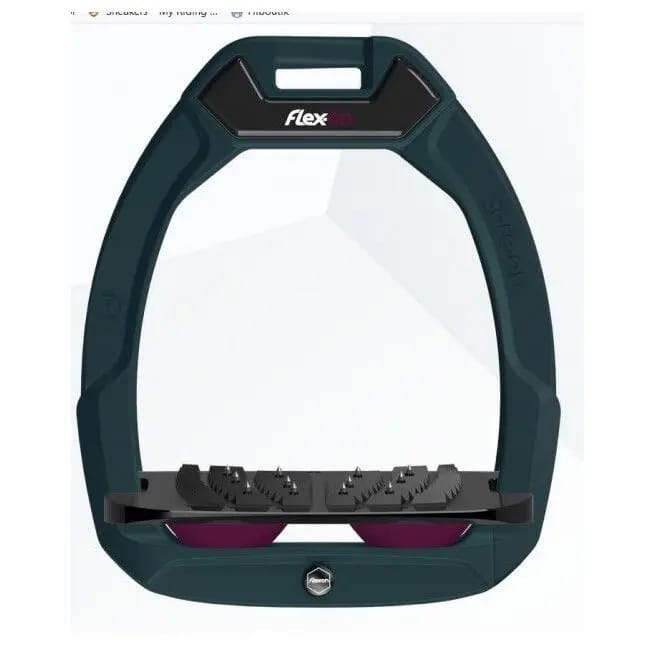Plat Ultra Grip Veiligheidstrappers Groen/Zwart/Prune Flex-On Safe-On
