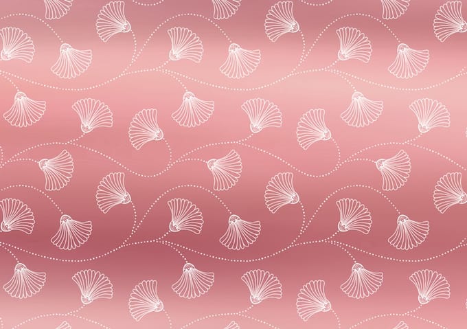 SUSY CARD Cadeaupapier Blooming rosé op rol