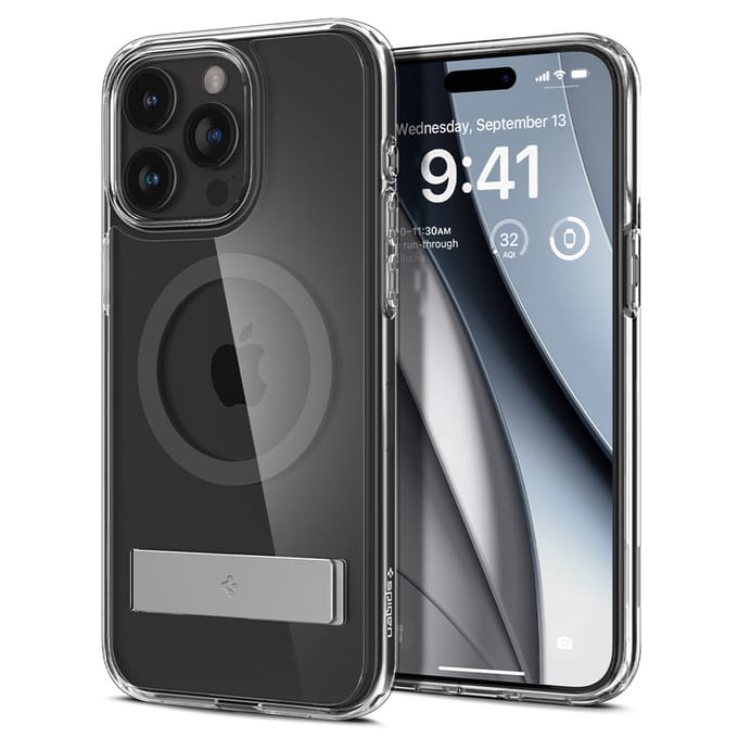 Spigen Ultra Hybrid S MagSafe voor de Apple iPhone 15 Pro - Graphite