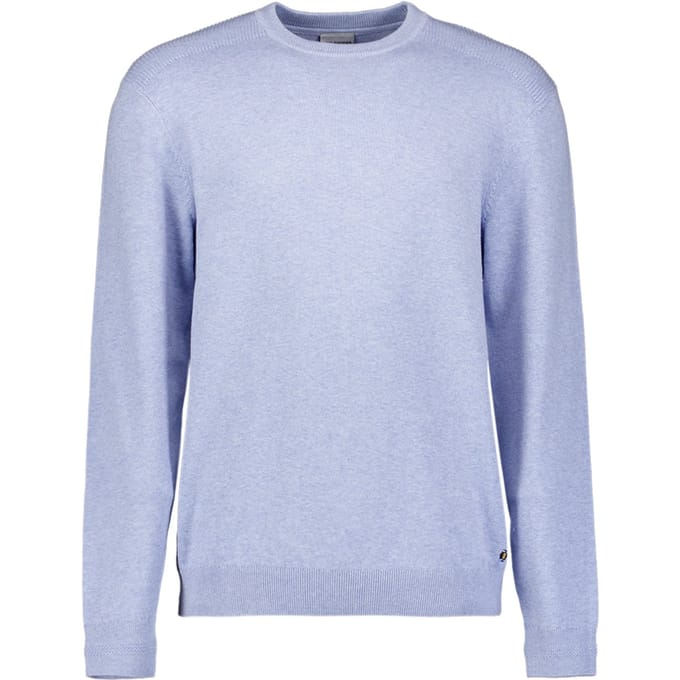 No Excess Pullover Crew Neck Melange Blue Größe: XL | Pullover Outlet | Herren | Blau